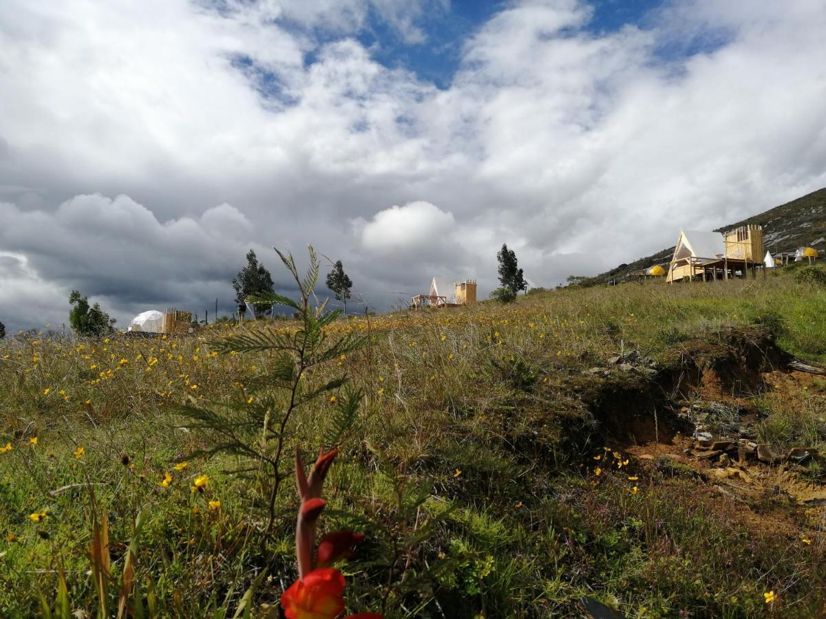 Andes Glamping Otel Guatavita Dış mekan fotoğraf