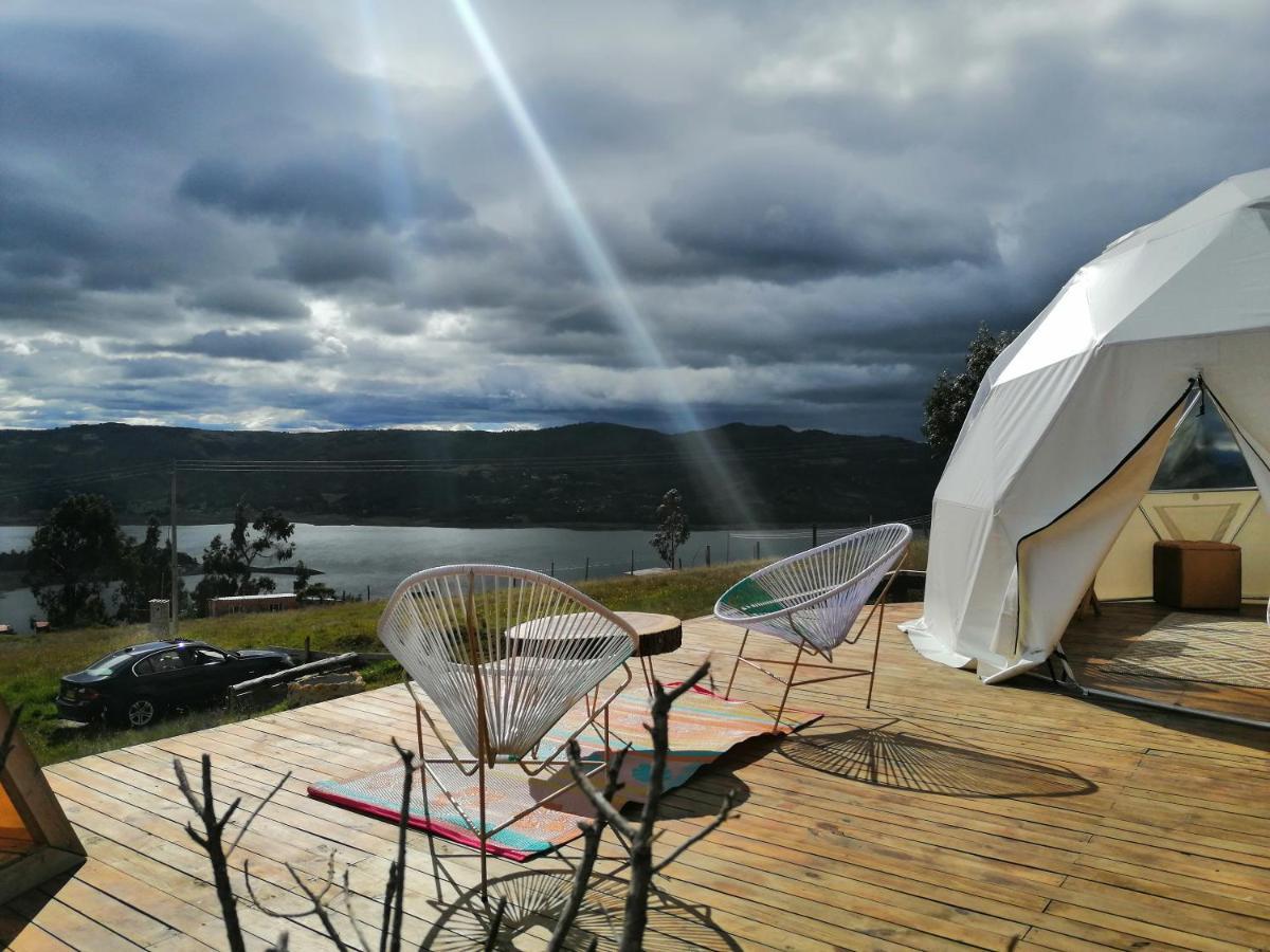 Andes Glamping Otel Guatavita Dış mekan fotoğraf
