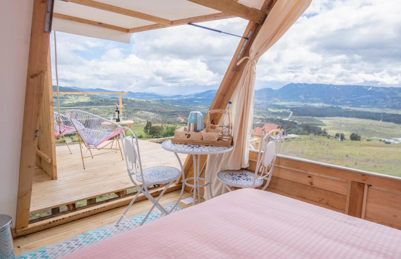Andes Glamping Otel Guatavita Dış mekan fotoğraf
